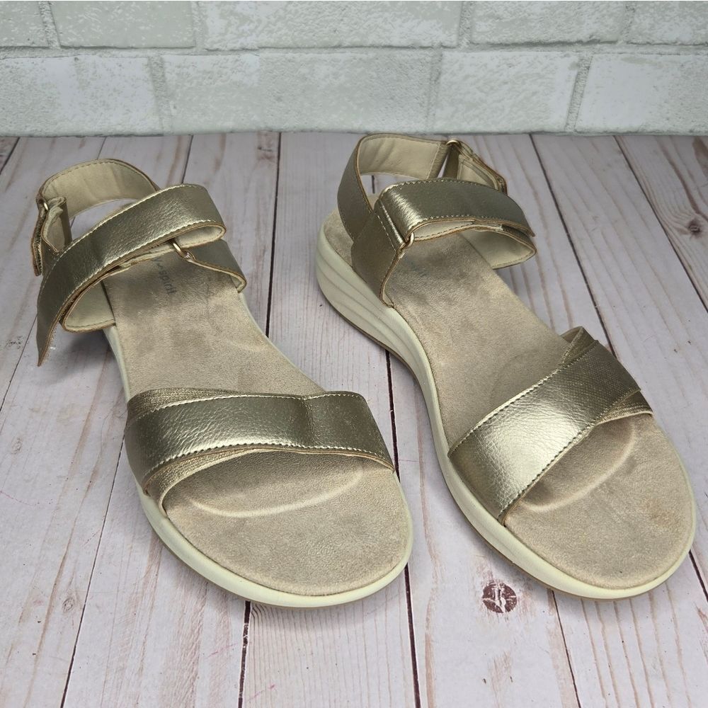 Easy Spirit Gold Draco Sandals
